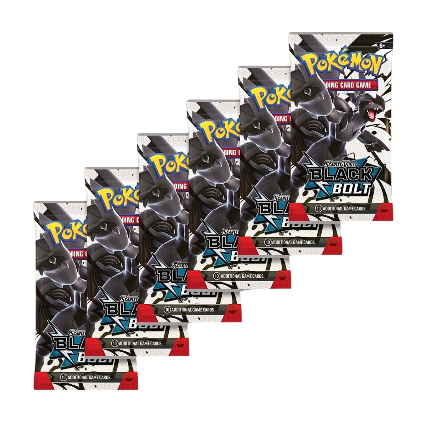 Pokémon TCG: Scarlet & Violet-Black Bolt Booster Bundle (6 Packs)