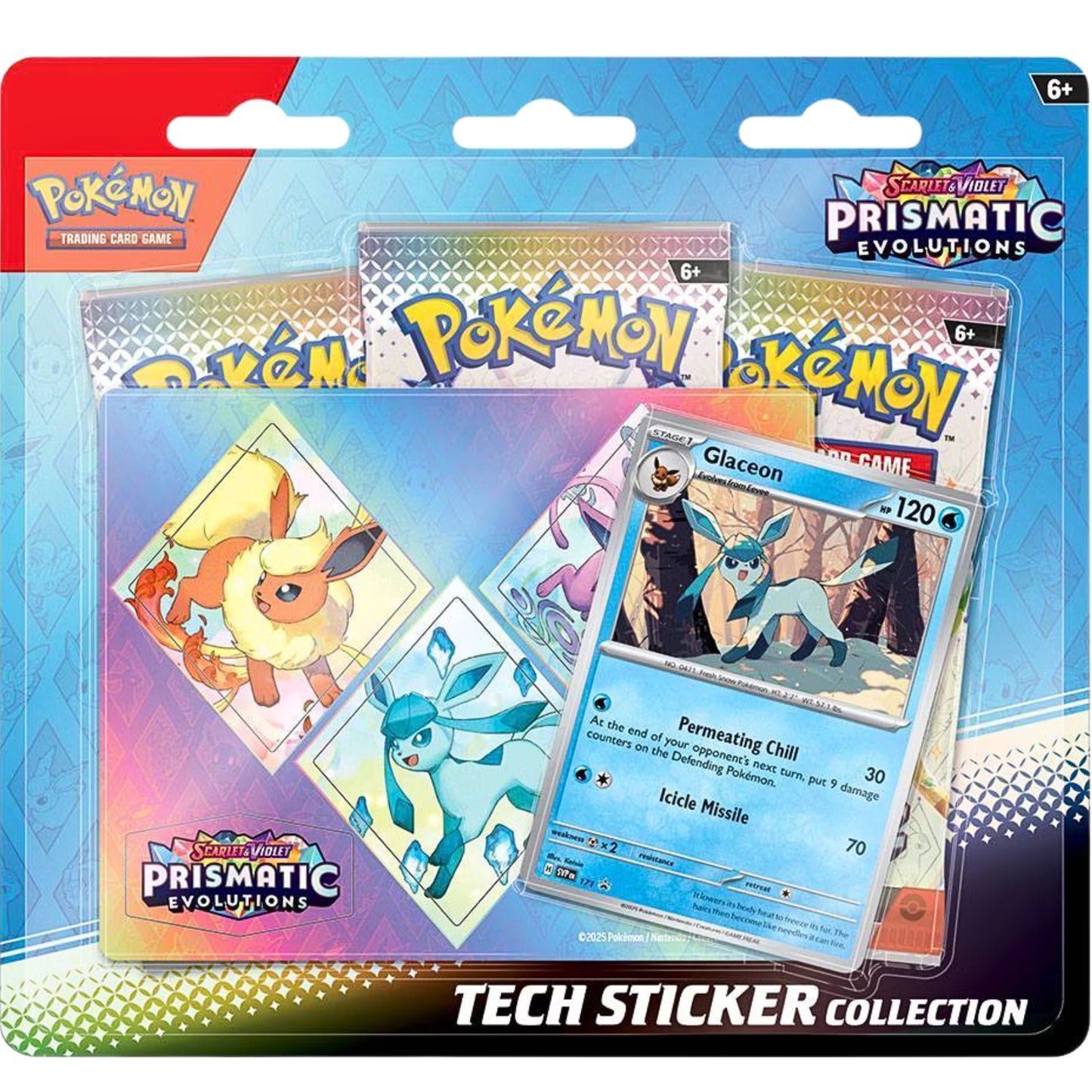 Pokémon TCG: Prismatic Evolutions: Tech Sticker Collection