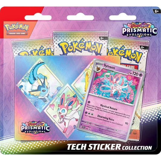 Pokémon TCG: Prismatic Evolutions: Tech Sticker Collection