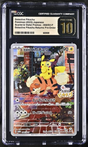 Scarlet & Violet Promos 098/SV-P Detective Pikachu Returns Pre-Order PRISTINE 10