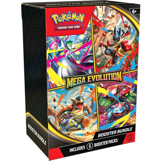 Pokémon TCG: Mega Evolution Booster Bundle (6 Packs)