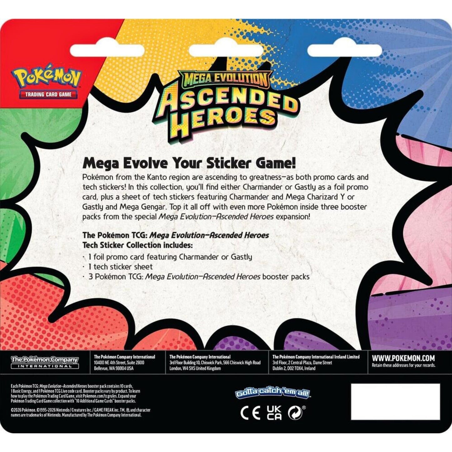 Mega Evolution: Ascended Heroes Tech Sticker Collection - Charmander