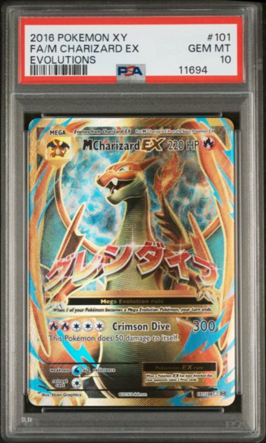 2016 POKEMON XY EVOLUTIONS #101 FA/M CHARIZARD EX EVOLUTIONS